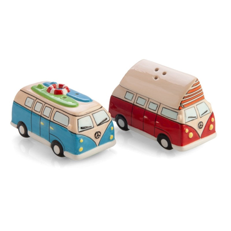 Combi Van Salt and Pepper Set - 90x50x115mm, Hand Wash Only, Colorful Design - SuperSaverAU - view 1