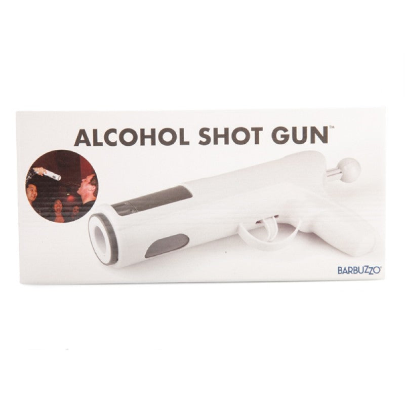 Alcohol Shot Gun - White, Easy to Use, 60(L) x 60(W) x 270(H) mm - SuperSaverAU - view 1