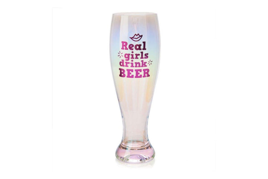 Real Girls Drink Beer Tallulah Aurora Pilsner Glass - SuperSaverAU - view 1