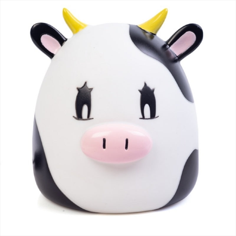 Smoosho's Pals Cow Table Lamp 184x155x165mm - Warm Glow, Child Safe LED - SuperSaverAU - view 1