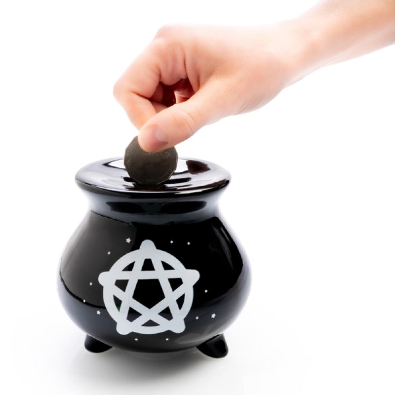Witches Brew Cauldron Money Bank - Unique Money Box for Savings - SuperSaverAU - view 1