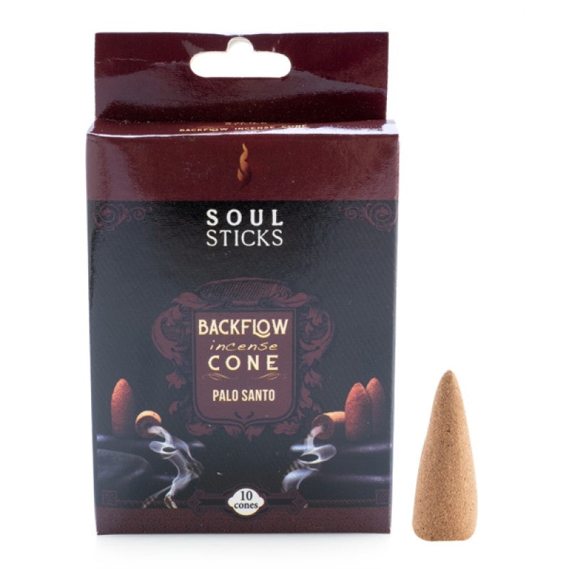 Soul Sticks Palo Santo Backflow Incense Cone - Set of 10 - SuperSaverAU - view 1