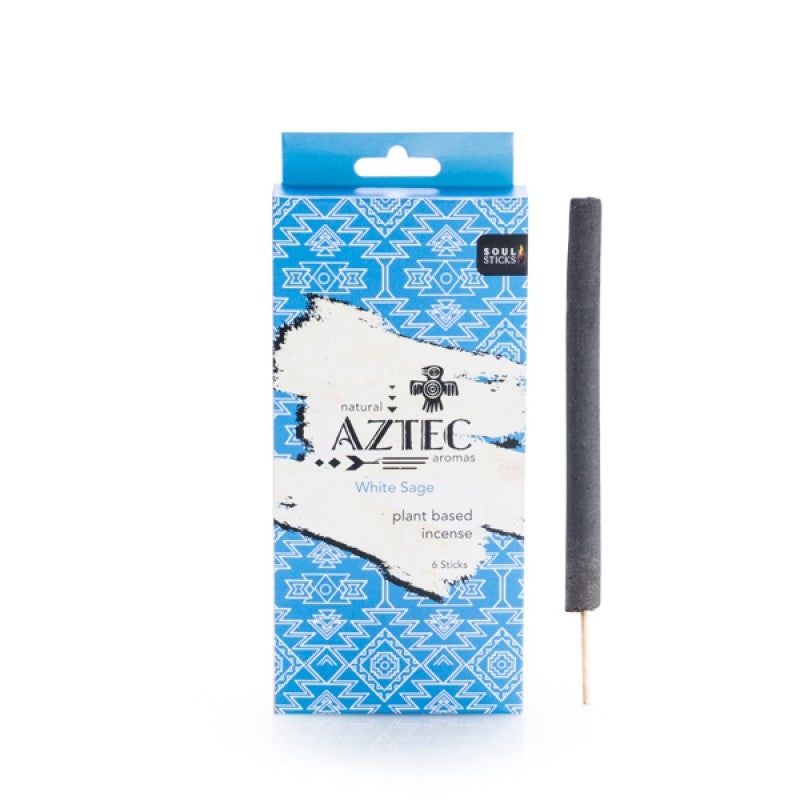 Soul Sticks White Sage Aztec Incense Sticks 6 Pack with Essential Oils - SuperSaverAU - view 1