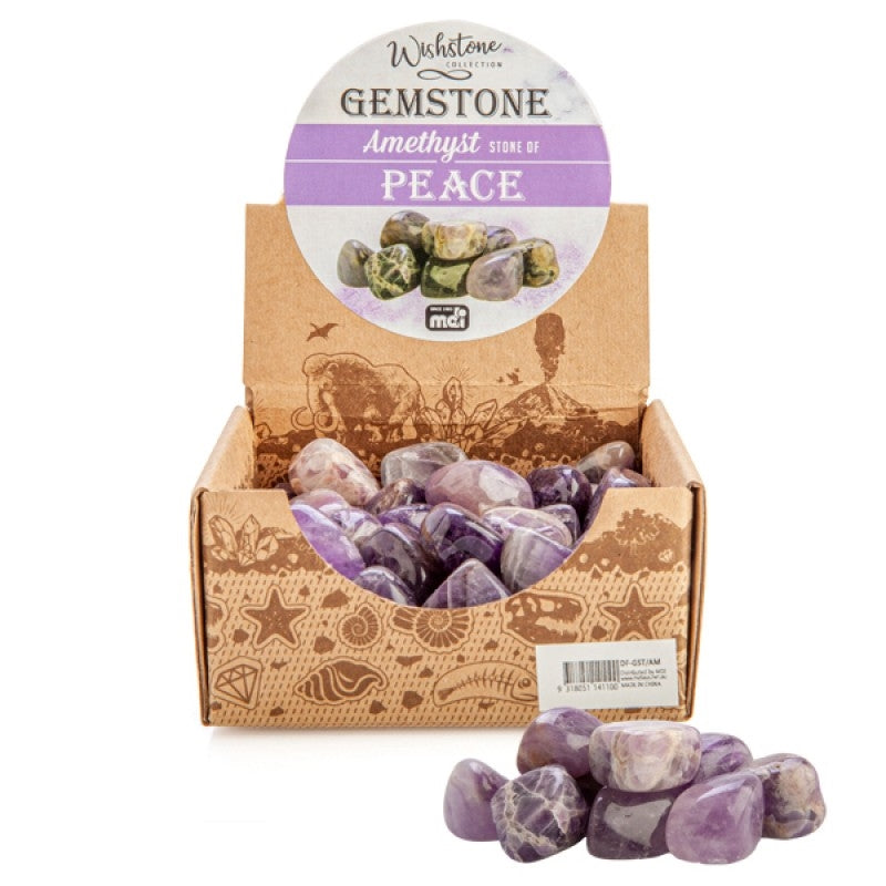 Gemstone Tumbled Amethyst (SENT AT RANDOM) - SuperSaverAU - view 1