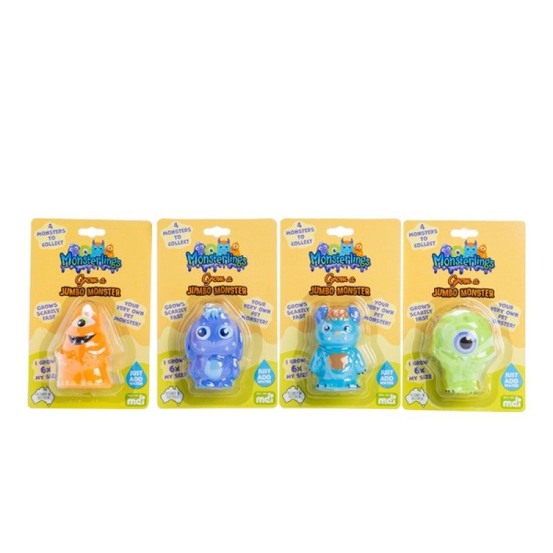 Monsterlings Jumbo Grow - Random Design - Single Item - SuperSaverAU - view 1