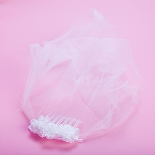 Hens Party Comb & Veil Essential Accessory for the Bride-to-Be