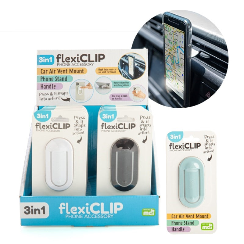 Flexiclip 3-in-1 Phone Accessory  (SENT AT RANDOM) - SuperSaverAU - view 1