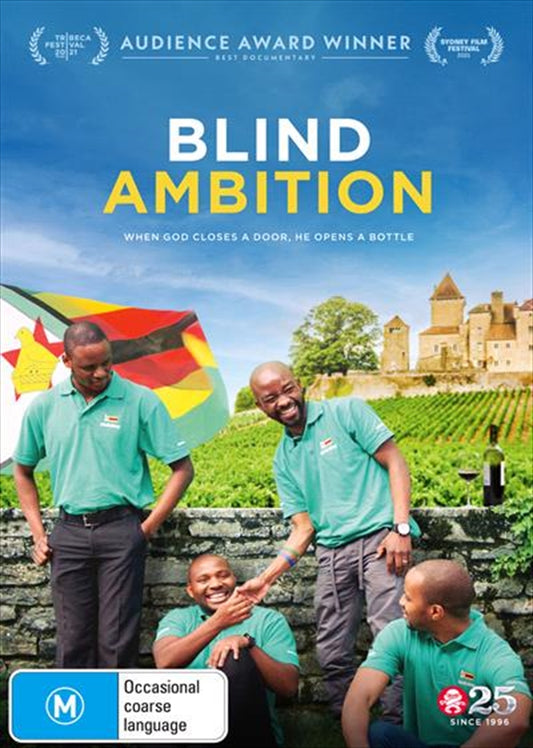 Blind Ambition DVD - Uplifting Documentary on Zimbabwean Sommeliers, 1 Unit