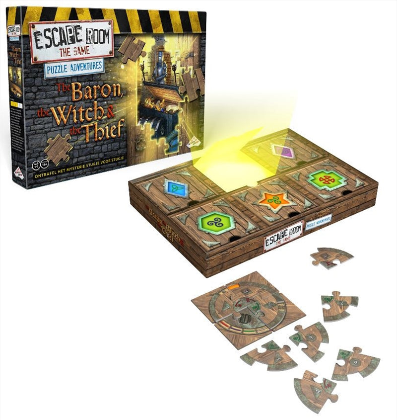 Escape Room The Game Puzzle Adventures - The Baron The Witch & The Thief, 5 Puzzles
