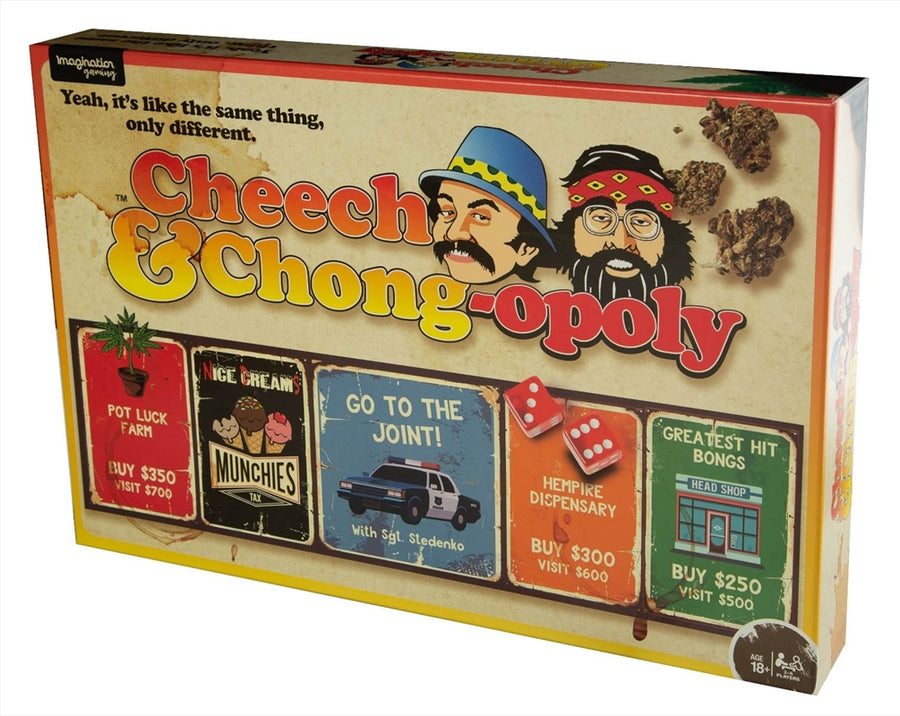 Cheech And Chong-Opoly Board Game - Fun Property Buying Adventure - SuperSaverAU - view 1