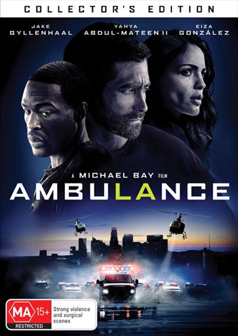 Ambulance - Collector's Edition DVD, Directed by Michael Bay, Starring Jake Gyllenhaal