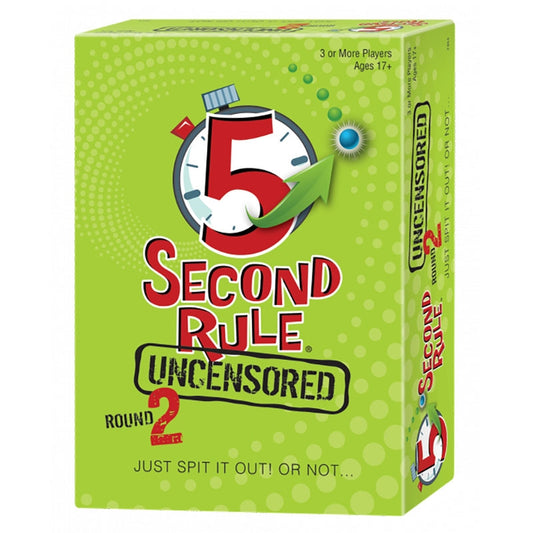 5 Second Rule Uncensored Game 2022 Edition - New Questions, 3 Things in 5 Seconds