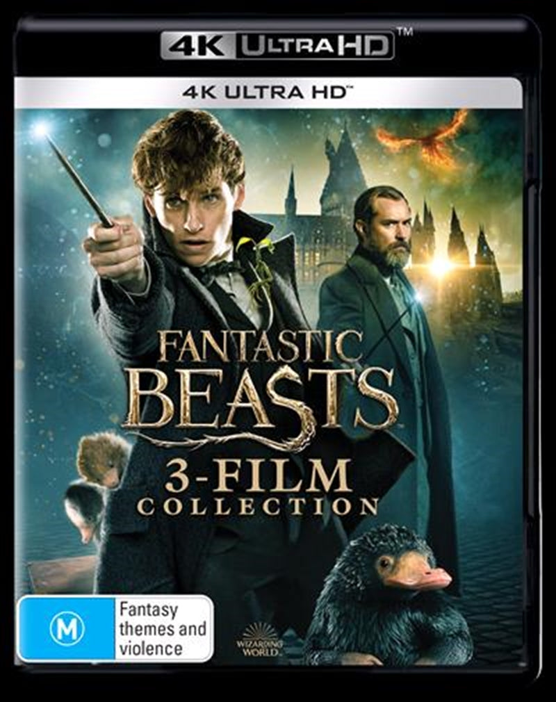 Fantastic Beasts UHD - 3 Film Collection: Where to Find Them, Crimes of Grindelwald, Secrets of Dumbledore