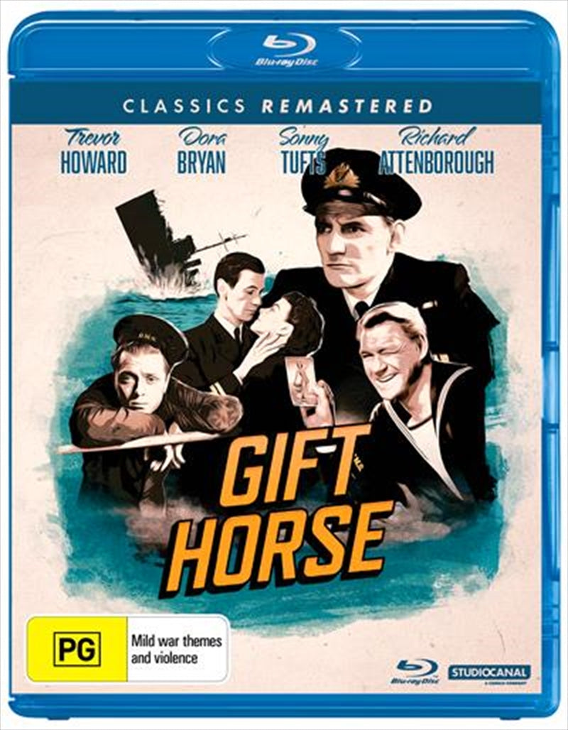 Gift Horse Blu-ray | Classics Remastered | WWII Naval Action Film