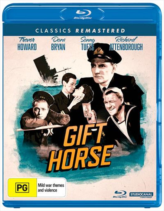 Gift Horse Blu-ray | Classics Remastered | WWII Naval Action Film