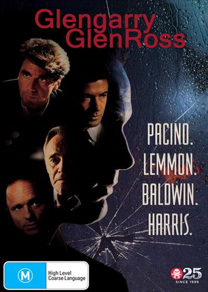 Glengarry Glen Ross DVD - Al Pacino, Jack Lemmon, Academy Award-nominated