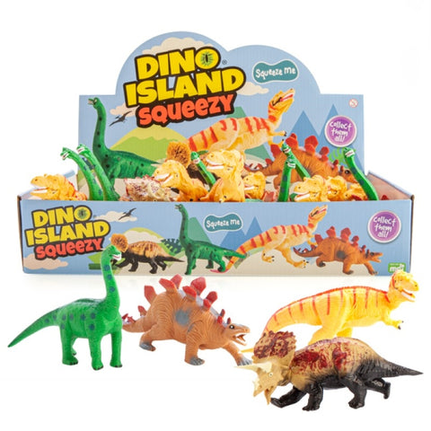 Colourful Squishy Squeeze Dino - Assorted Sizes, Tough Play, Random Selection - SuperSaverAU - view 1