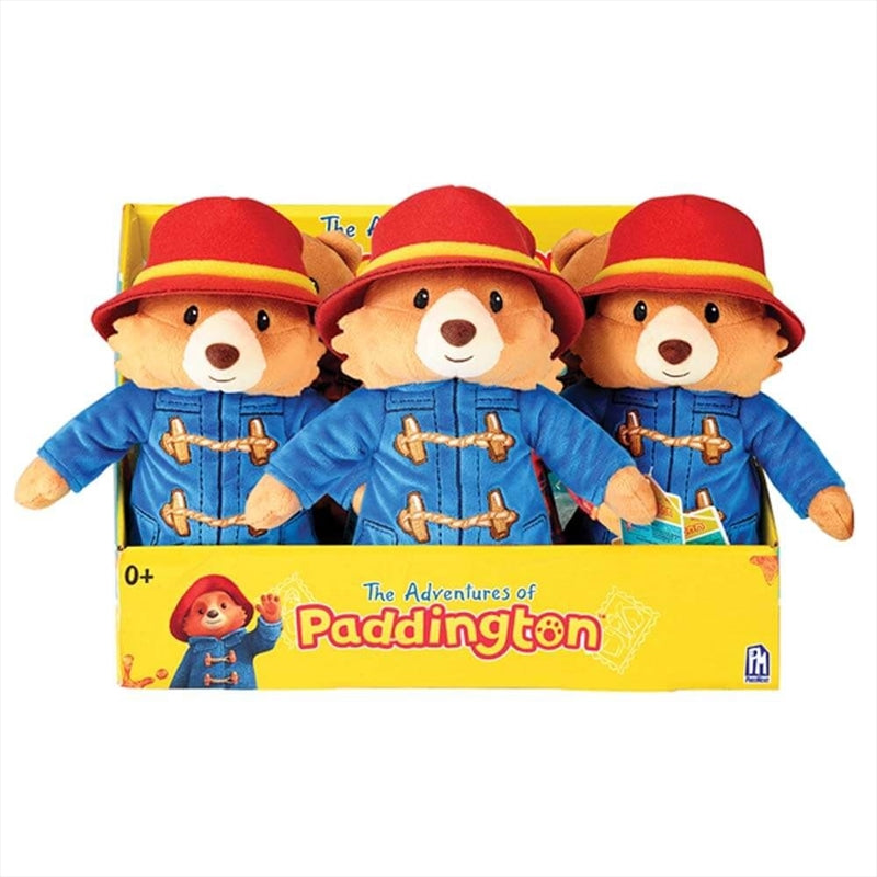 Paddington Soft Toy 22cm - Cuddly Plush with Red Hat & Blue Duffle Coat - SuperSaverAU - view 1