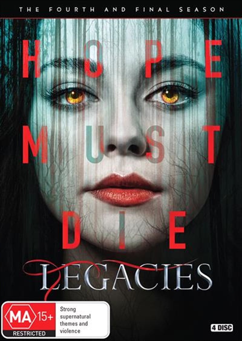 Legacies - Season 4 DVD | Supernatural Drama, Heroes & Villains, 5-Disc Set