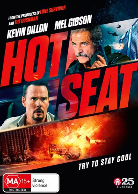 Hot Seat DVD - Mel Gibson, Kevin Dillon, Explosive Thriller, 1 Disc