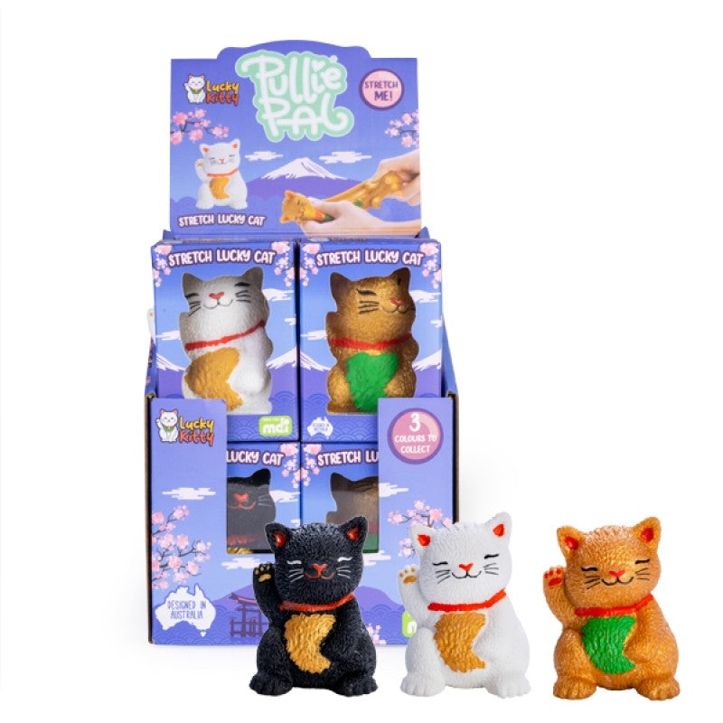 Premium Stretch Lucky Cat Stress Toy - Sent at Random