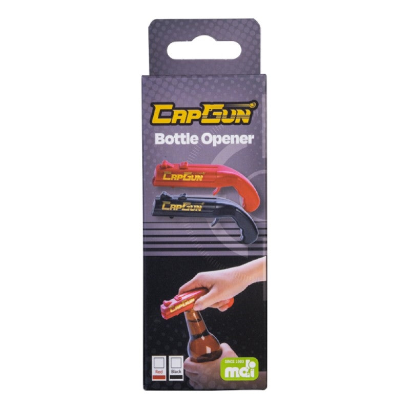 Cap Gun Bottle Opener - Shoots Caps Up to 6 Meters - Red or Black Variation - SuperSaverAU - view 1