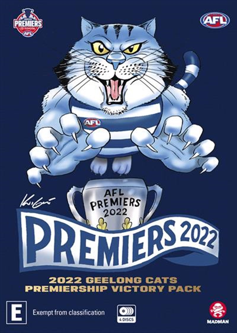 Geelong Cats 2022 Finals Collection 4-Disc Victory Pack DVD & Blu-Ray