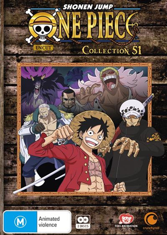 One Piece Uncut Collection 51 DVD Eps 615-628 - Action-Packed Adventure