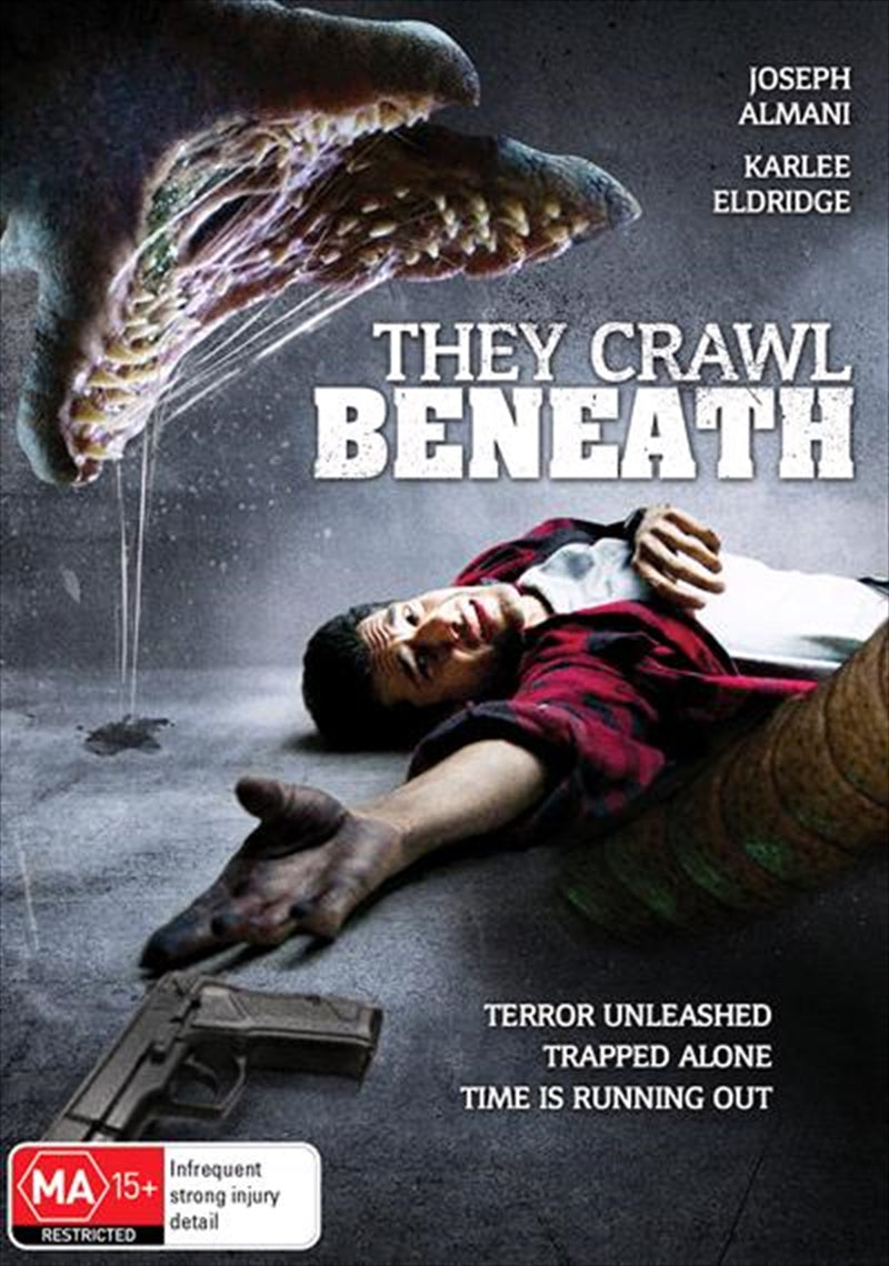 They Crawl Beneath DVD - Horror Thriller about Earthquake Survival