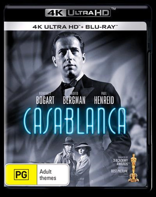 Casablanca | Blu-ray + UHD - Classic Film with Academy Awards, 1942
