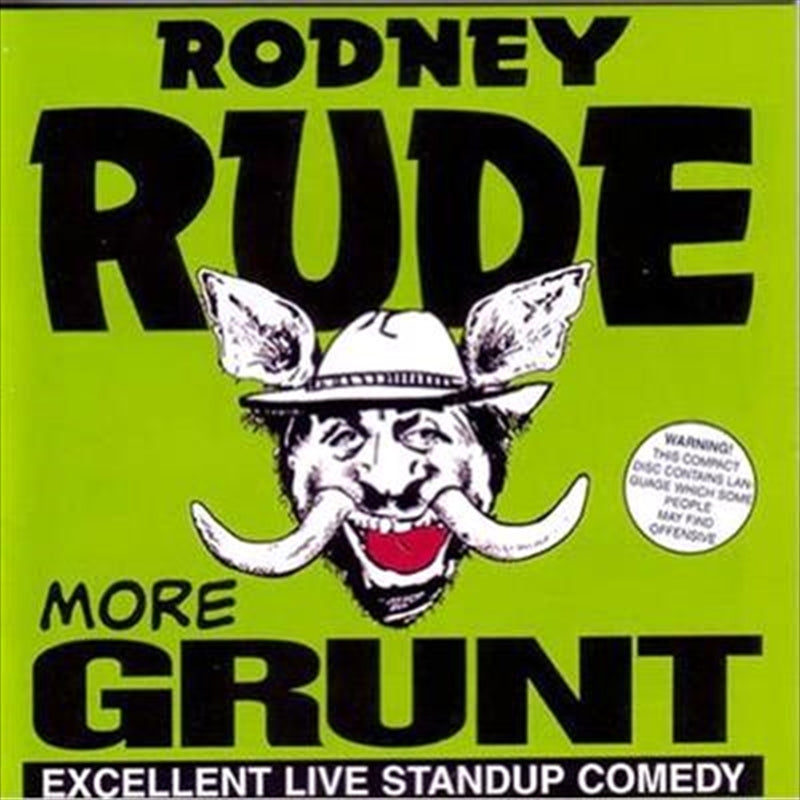 RUDE Rodney More Grunt CD Album - Great Music Collection