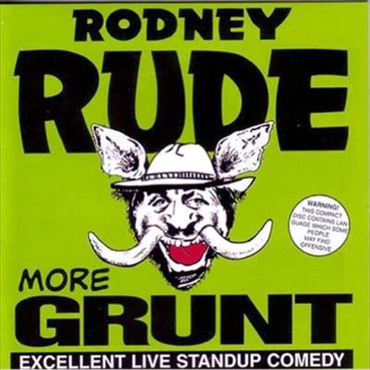RUDE Rodney More Grunt CD Album - Great Music Collection