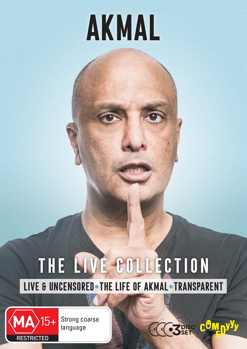 Akmal Live Collection DVD - Live and Uncensored, The Life of Akmal, Transparent