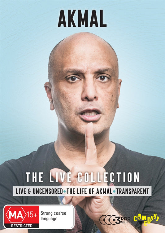 Akmal Live Collection DVD - Live and Uncensored, The Life of Akmal, Transparent