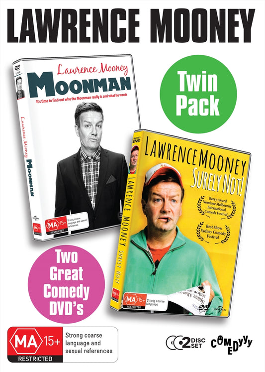 Lawrence Mooney Moonman/Surely Not DVD - Stand-Up Comedy Show