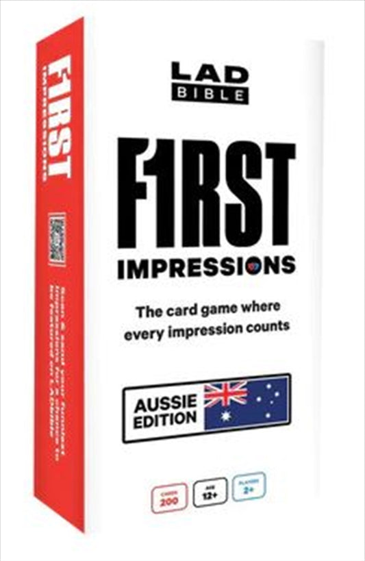 LADbible First Impressions Party Game - Aussie Edit, Fun Celebrity Impressions
