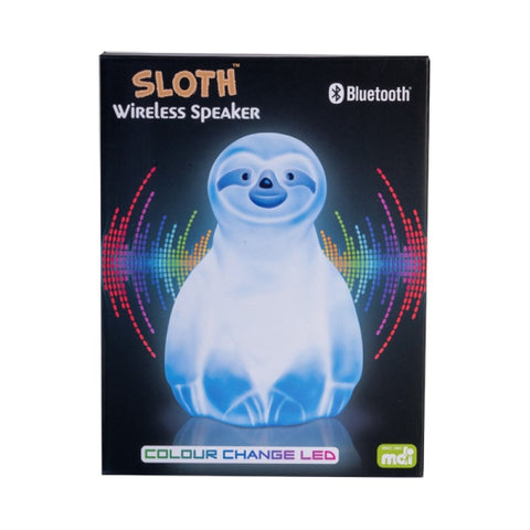 Premium Sloth Bluetooth Wireless Speaker with Colour Changing LED Lights