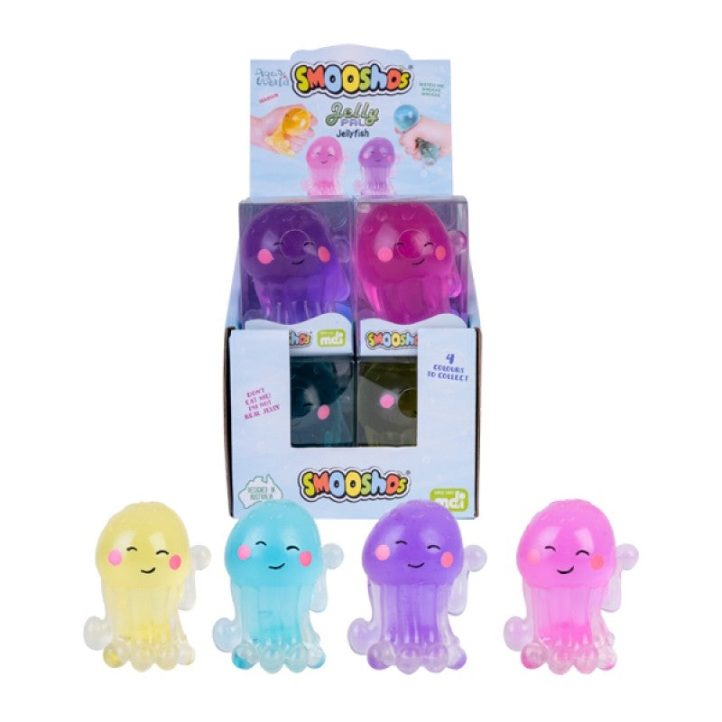 Smoosho's Jelly Pal - Super Stretchy Jellyfish Stress Toy, 4 Colors Available