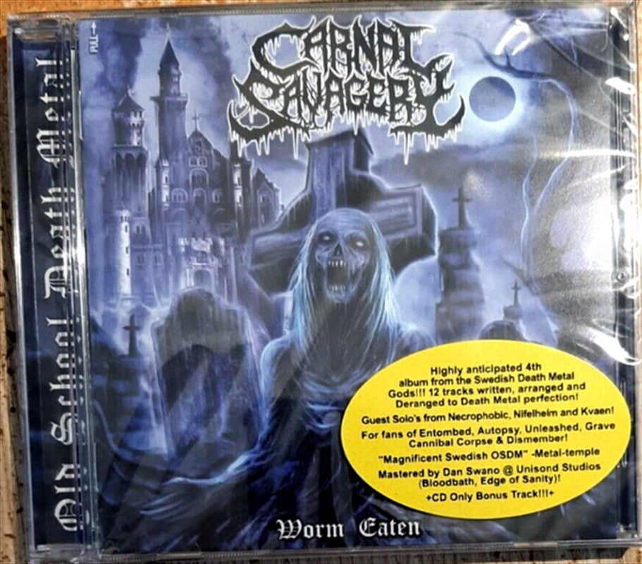 Worm Eaten - Carnal Savagery Cd Album