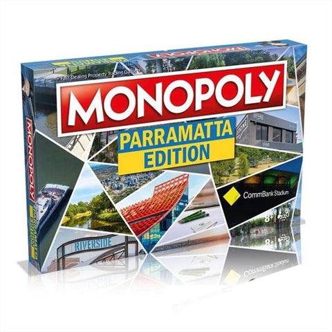 Monopoly Parramatta Edition Board Game - Ages 8+, Authentic Local Photography - SuperSaverAU - view 1