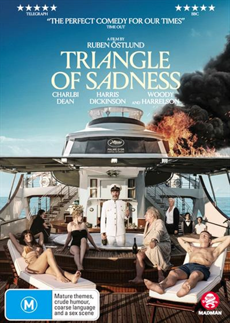 Triangle Of Sadness DVD - Ruben Ostlund's Palme d'Or Winner, Survival Comedy