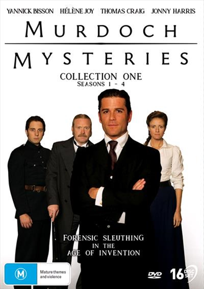 Murdoch Mysteries Series 1-4 DVD Collection - 16 Discs, Forensic Drama