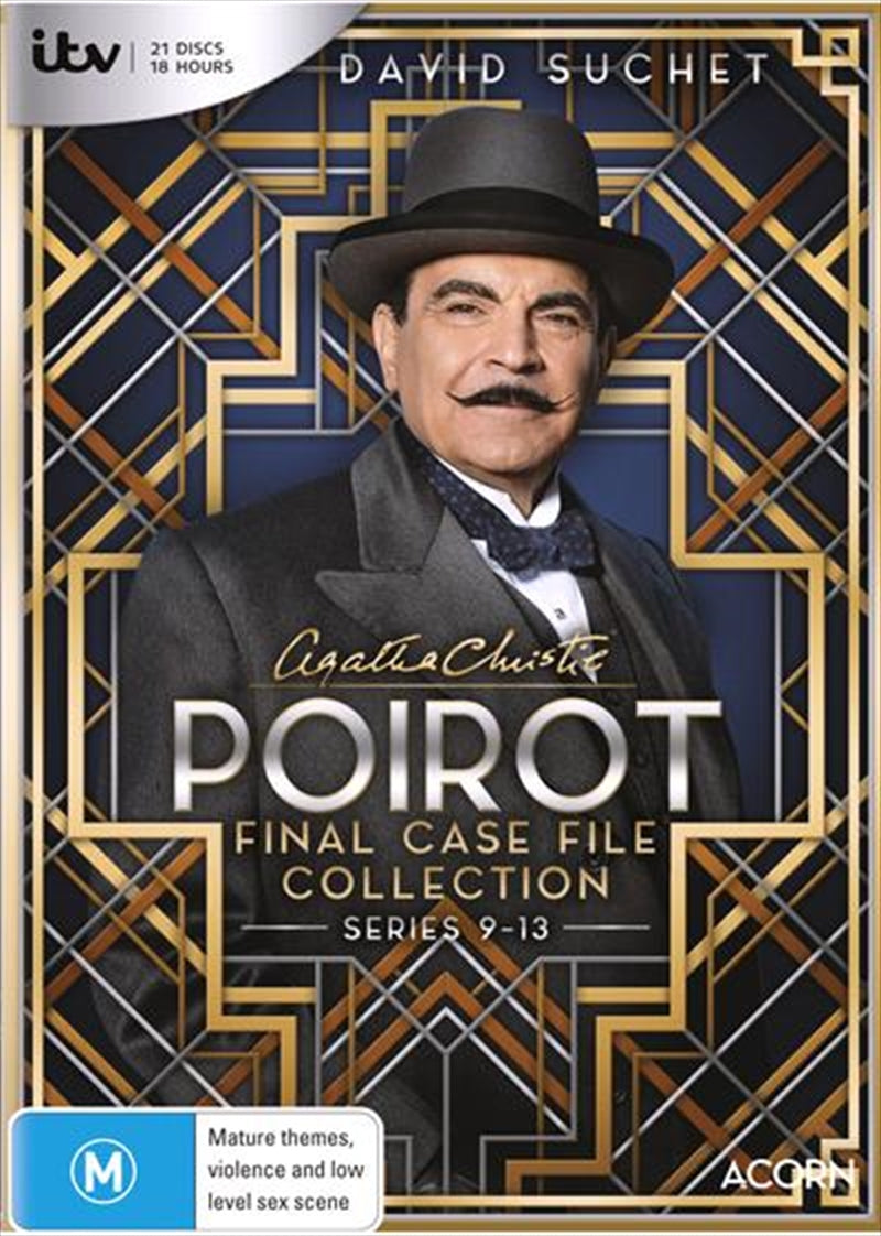 Agatha Christie Poirot Series 9-13 DVD Collection - 21 Feature-Length Episodes