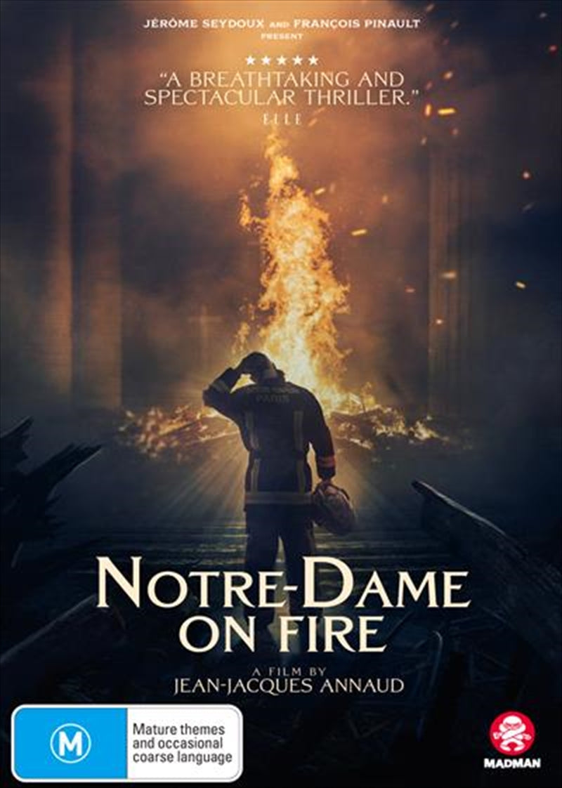 Notre-Dame On Fire DVD - April 2019 Cathedral Fire Documentary