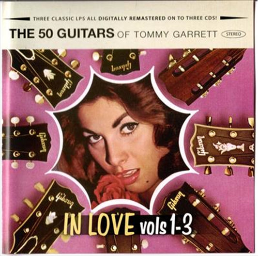 Tommy Garrett - 50 Guitars In Love Volumes 1-3 Cd Album