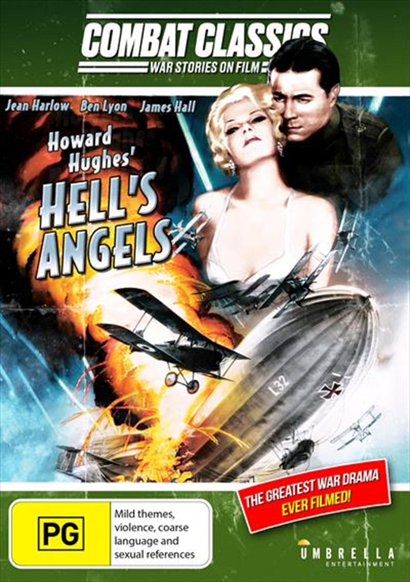 Howard Hughes' Hells Angels DVD - Multi-Million Dollar Air Spectacle, 1 Disc