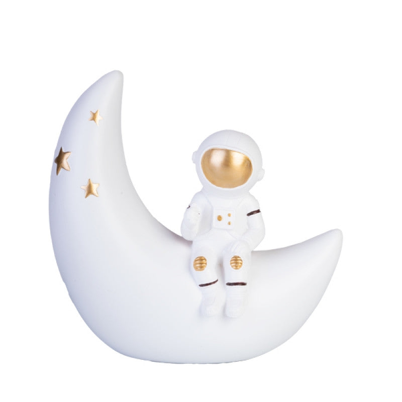 Astronaut Table Lamp - Low Voltage LED, Crescent Moon Design, Kids Safe - SuperSaverAU - view 1