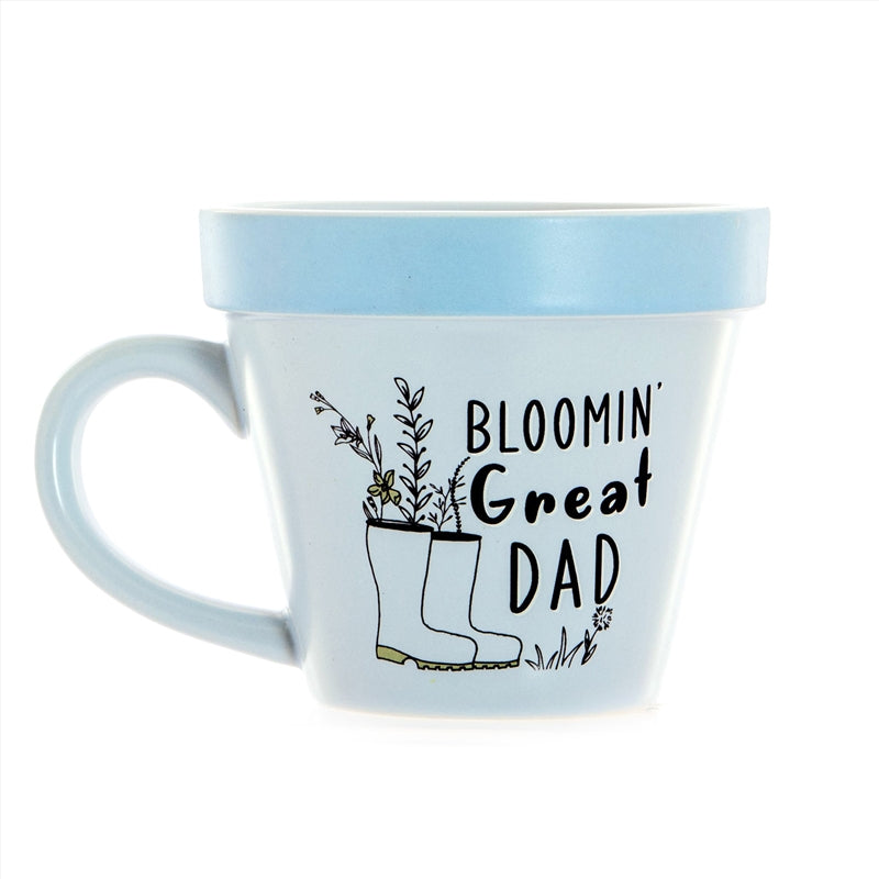 Plant-a-holic Mugs – Blooming Great Dad - SuperSaverAU - view 1