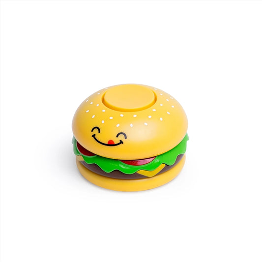Fidget Spinner – Cheeseburger, 2 x 1, Smooth Action, Screen-Free Fun