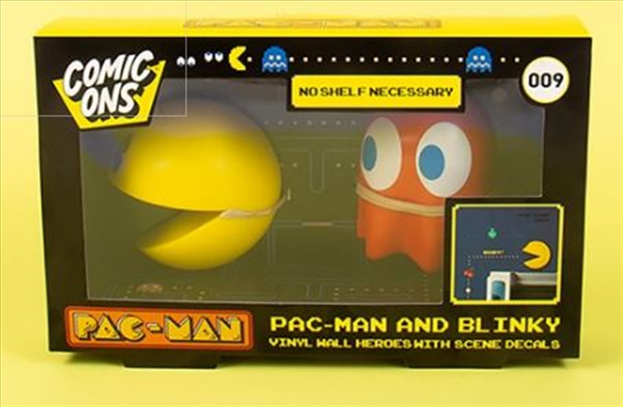 Pac-Man And Blinky Comic Ons